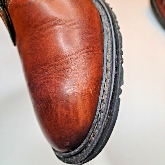 Allen Edmonds Badlands Men\'s Plain Toe Dress Shoes Size 8.5D Leather Brown main image 4